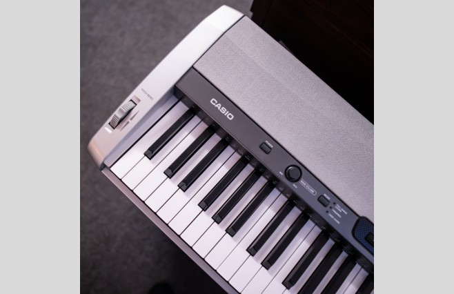 Used Casio PX410R Silver Home Stand Digital Piano Complete Package (SN:8009080R) - Image 7
